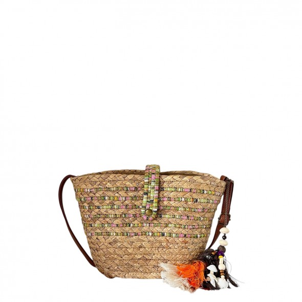 Bolso Bandolera Capazo De Hombro Rafia Paja
